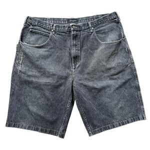 Sean John Black Washed Denim‎ Jean Shorts Men's Size 42